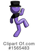 Purple Design Mascot Clipart #1565483 by Leo Blanchette