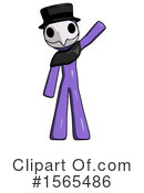 Purple Design Mascot Clipart #1565486 by Leo Blanchette