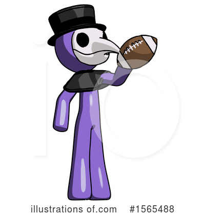 Royalty-Free (RF) Purple Design Mascot Clipart Illustration by Leo Blanchette - Stock Sample #1565488