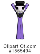 Purple Design Mascot Clipart #1565494 by Leo Blanchette