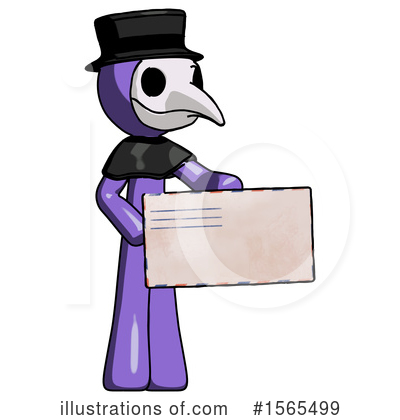 Royalty-Free (RF) Purple Design Mascot Clipart Illustration by Leo Blanchette - Stock Sample #1565499