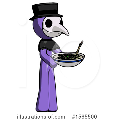 Royalty-Free (RF) Purple Design Mascot Clipart Illustration by Leo Blanchette - Stock Sample #1565500