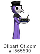 Purple Design Mascot Clipart #1565500 by Leo Blanchette