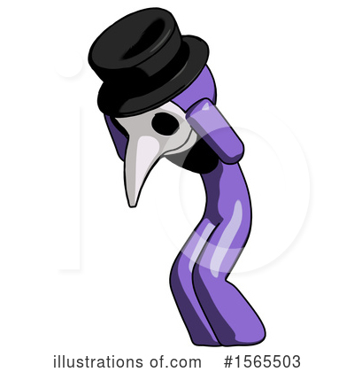 Royalty-Free (RF) Purple Design Mascot Clipart Illustration by Leo Blanchette - Stock Sample #1565503