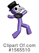 Purple Design Mascot Clipart #1565510 by Leo Blanchette