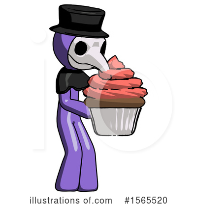 Royalty-Free (RF) Purple Design Mascot Clipart Illustration by Leo Blanchette - Stock Sample #1565520