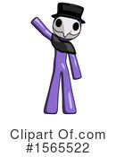 Purple Design Mascot Clipart #1565522 by Leo Blanchette