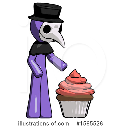 Royalty-Free (RF) Purple Design Mascot Clipart Illustration by Leo Blanchette - Stock Sample #1565526