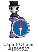 Purple Design Mascot Clipart #1565527 by Leo Blanchette