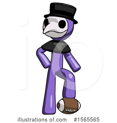 Royalty-Free (RF) Purple Design Mascot Clipart Illustration by Leo Blanchette - Stock Sample #1565565
