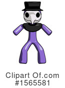Purple Design Mascot Clipart #1565581 by Leo Blanchette