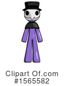 Purple Design Mascot Clipart #1565582 by Leo Blanchette
