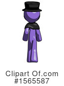 Purple Design Mascot Clipart #1565587 by Leo Blanchette