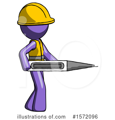 Royalty-Free (RF) Purple Design Mascot Clipart Illustration by Leo Blanchette - Stock Sample #1572096