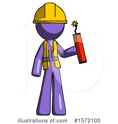 Royalty-Free (RF) Purple Design Mascot Clipart Illustration by Leo Blanchette - Stock Sample #1572100