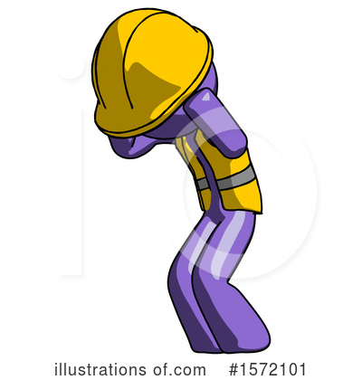 Royalty-Free (RF) Purple Design Mascot Clipart Illustration by Leo Blanchette - Stock Sample #1572101