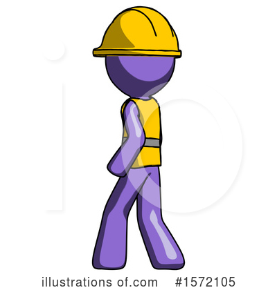 Royalty-Free (RF) Purple Design Mascot Clipart Illustration by Leo Blanchette - Stock Sample #1572105