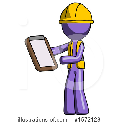 Royalty-Free (RF) Purple Design Mascot Clipart Illustration by Leo Blanchette - Stock Sample #1572128