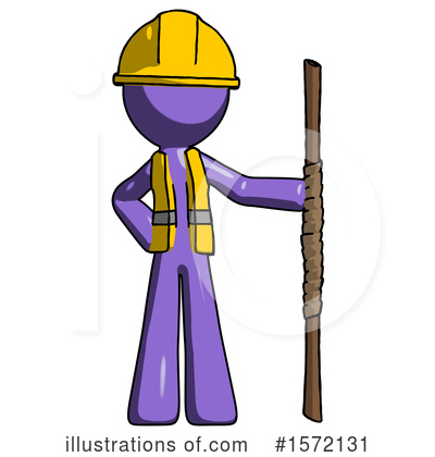 Royalty-Free (RF) Purple Design Mascot Clipart Illustration by Leo Blanchette - Stock Sample #1572131