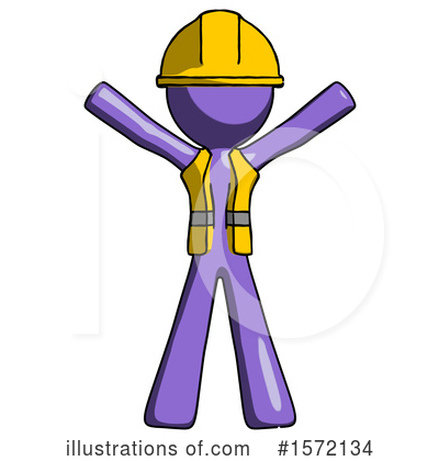 Royalty-Free (RF) Purple Design Mascot Clipart Illustration by Leo Blanchette - Stock Sample #1572134