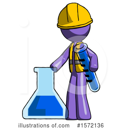 Royalty-Free (RF) Purple Design Mascot Clipart Illustration by Leo Blanchette - Stock Sample #1572136