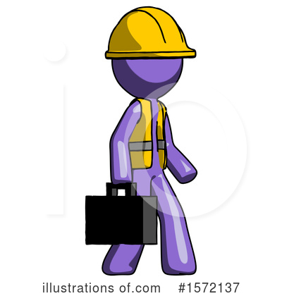 Royalty-Free (RF) Purple Design Mascot Clipart Illustration by Leo Blanchette - Stock Sample #1572137