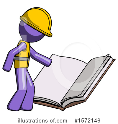 Royalty-Free (RF) Purple Design Mascot Clipart Illustration by Leo Blanchette - Stock Sample #1572146