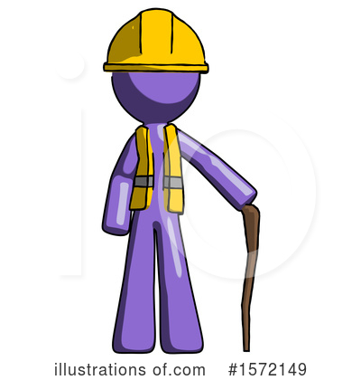 Royalty-Free (RF) Purple Design Mascot Clipart Illustration by Leo Blanchette - Stock Sample #1572149