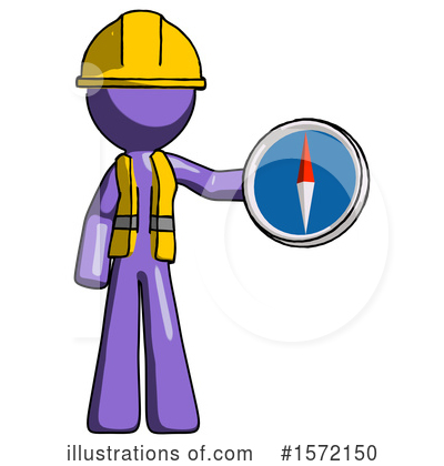 Royalty-Free (RF) Purple Design Mascot Clipart Illustration by Leo Blanchette - Stock Sample #1572150