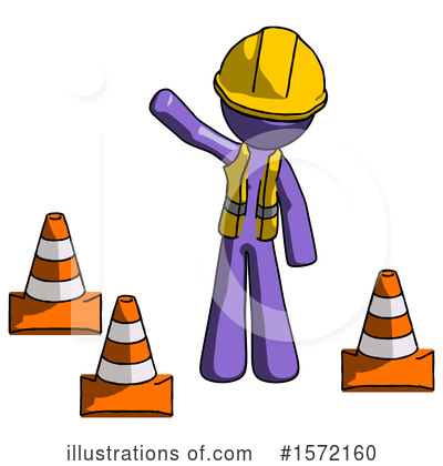Royalty-Free (RF) Purple Design Mascot Clipart Illustration by Leo Blanchette - Stock Sample #1572160