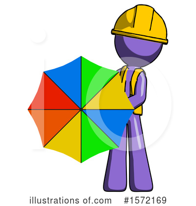 Royalty-Free (RF) Purple Design Mascot Clipart Illustration by Leo Blanchette - Stock Sample #1572169