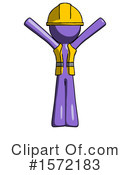 Purple Design Mascot Clipart #1572183 by Leo Blanchette