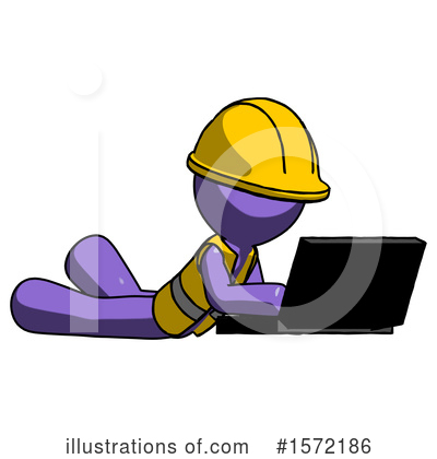 Royalty-Free (RF) Purple Design Mascot Clipart Illustration by Leo Blanchette - Stock Sample #1572186