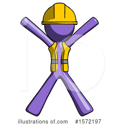 Royalty-Free (RF) Purple Design Mascot Clipart Illustration by Leo Blanchette - Stock Sample #1572197