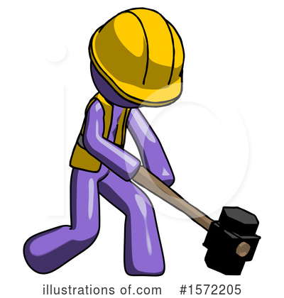Royalty-Free (RF) Purple Design Mascot Clipart Illustration by Leo Blanchette - Stock Sample #1572205