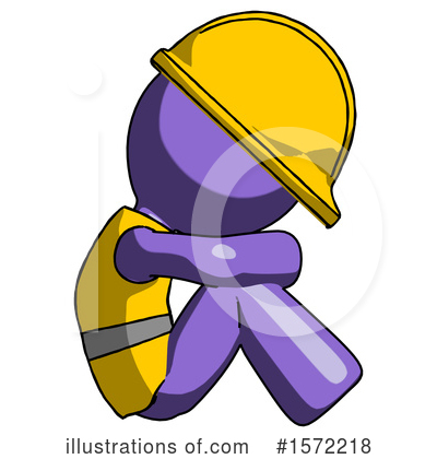 Royalty-Free (RF) Purple Design Mascot Clipart Illustration by Leo Blanchette - Stock Sample #1572218