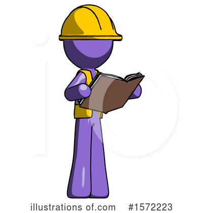 Royalty-Free (RF) Purple Design Mascot Clipart Illustration by Leo Blanchette - Stock Sample #1572223