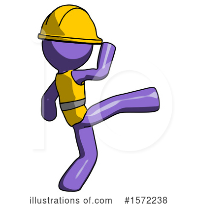 Royalty-Free (RF) Purple Design Mascot Clipart Illustration by Leo Blanchette - Stock Sample #1572238