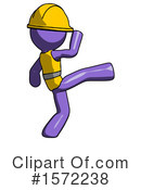 Purple Design Mascot Clipart #1572238 by Leo Blanchette
