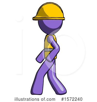 Royalty-Free (RF) Purple Design Mascot Clipart Illustration by Leo Blanchette - Stock Sample #1572240