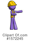 Purple Design Mascot Clipart #1572245 by Leo Blanchette