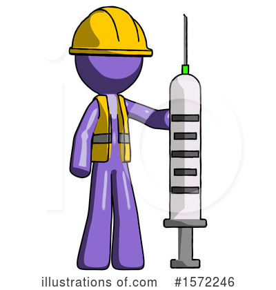 Royalty-Free (RF) Purple Design Mascot Clipart Illustration by Leo Blanchette - Stock Sample #1572246