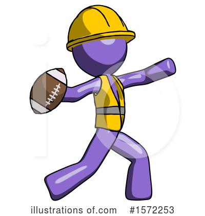 Royalty-Free (RF) Purple Design Mascot Clipart Illustration by Leo Blanchette - Stock Sample #1572253