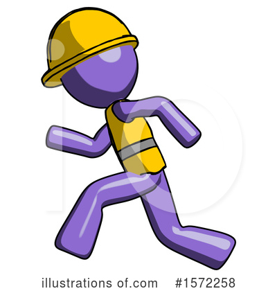 Royalty-Free (RF) Purple Design Mascot Clipart Illustration by Leo Blanchette - Stock Sample #1572258