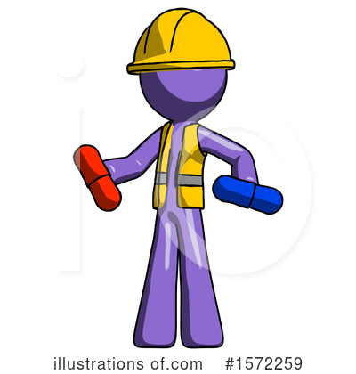 Royalty-Free (RF) Purple Design Mascot Clipart Illustration by Leo Blanchette - Stock Sample #1572259