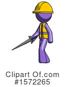 Purple Design Mascot Clipart #1572265 by Leo Blanchette