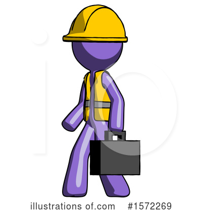 Royalty-Free (RF) Purple Design Mascot Clipart Illustration by Leo Blanchette - Stock Sample #1572269