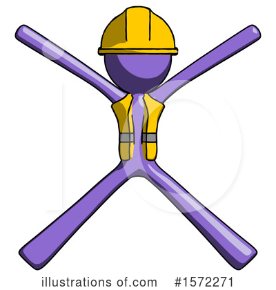 Royalty-Free (RF) Purple Design Mascot Clipart Illustration by Leo Blanchette - Stock Sample #1572271