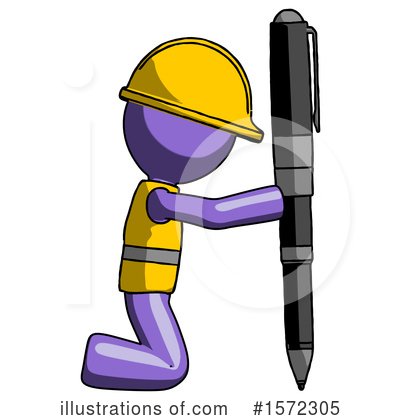Royalty-Free (RF) Purple Design Mascot Clipart Illustration by Leo Blanchette - Stock Sample #1572305