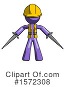 Purple Design Mascot Clipart #1572308 by Leo Blanchette